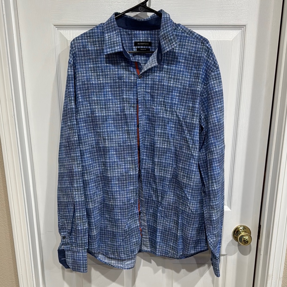 Bugatchi Men's long sleeve dress shirt